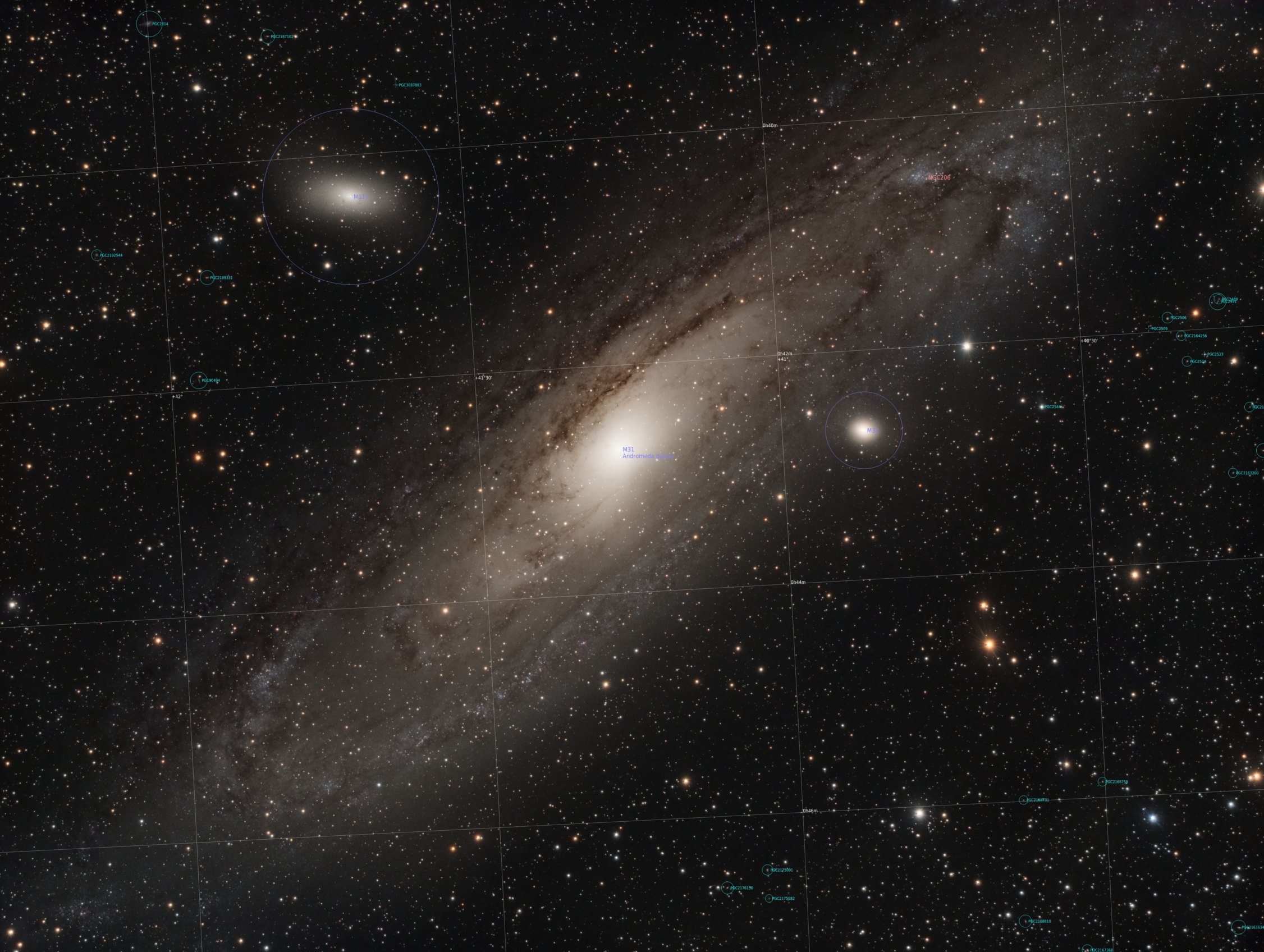 M31 Annoted