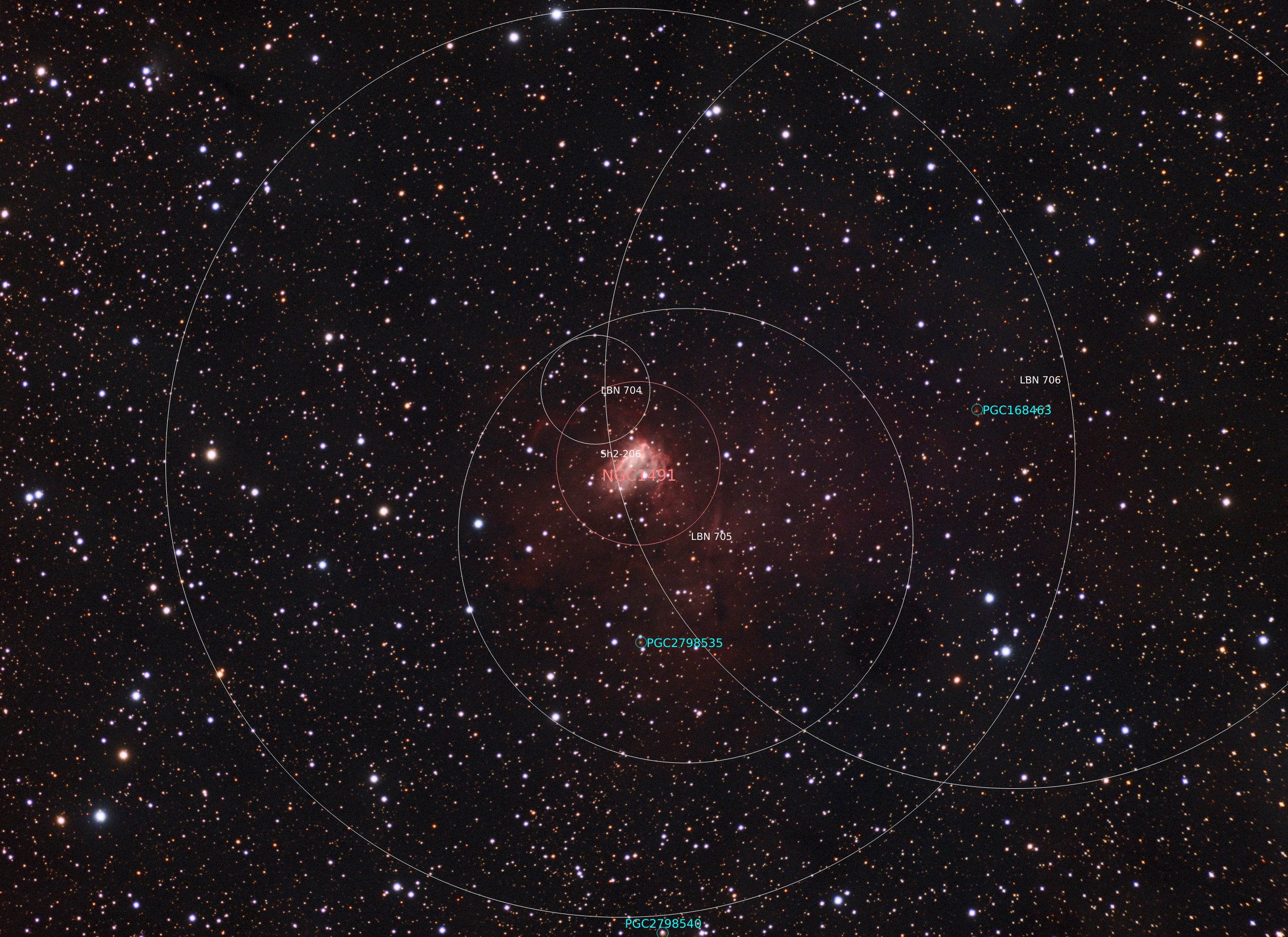 NGC1491 Es127 Zwo2600 092724 Annotated